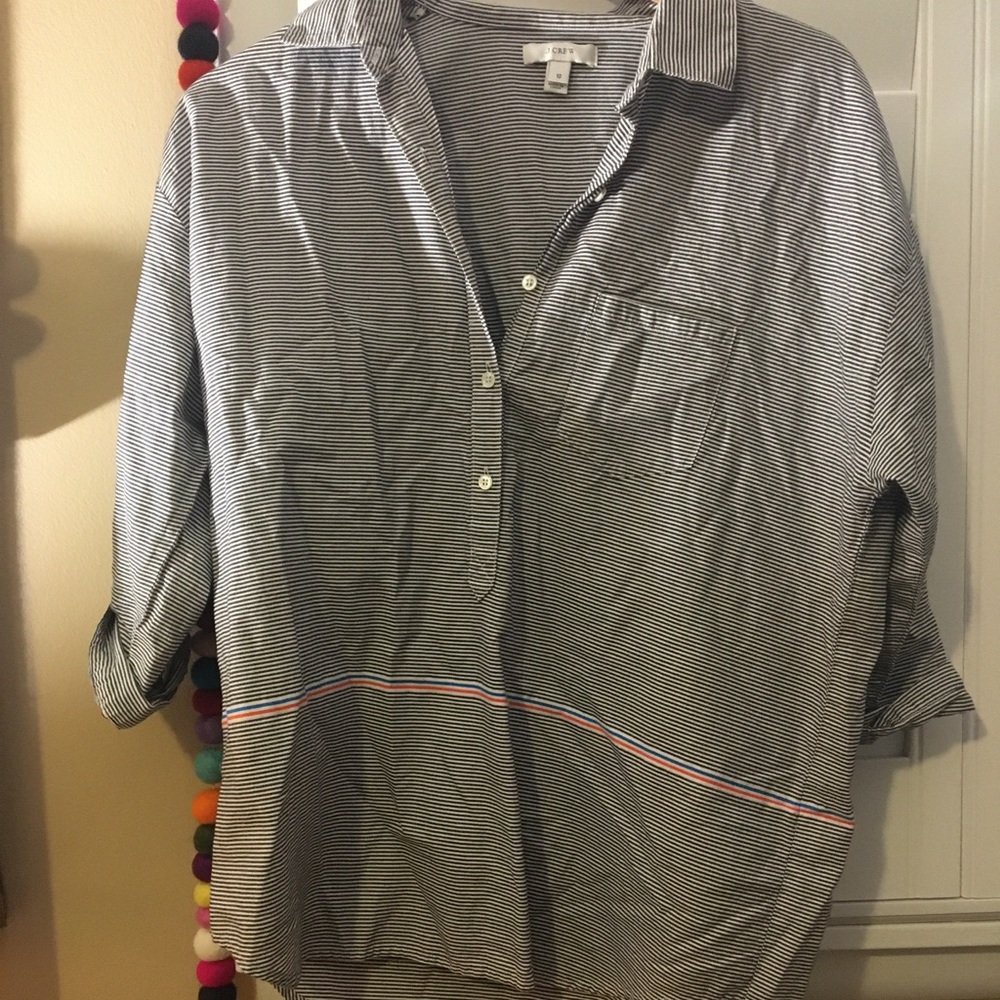 Jcrew striped blouse